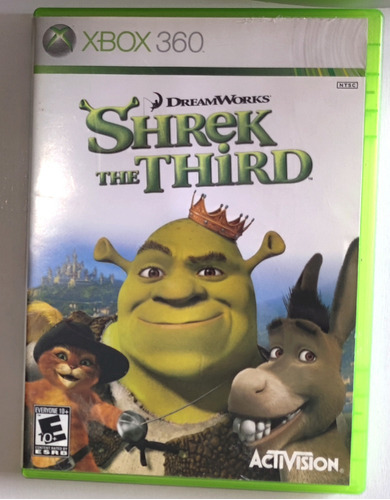 Videojuego Dreamworks Shrek The Third Original Xbox 360