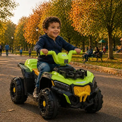 Mini Quadriciclo Elétrico Infantil 6v Verde Luz Som Unitoys Verde 127/220v