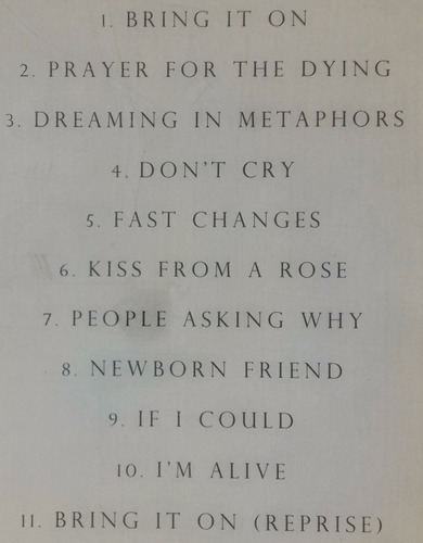 Cd Seal 1994 Com Kiss From A Rose - N6 (Usado)