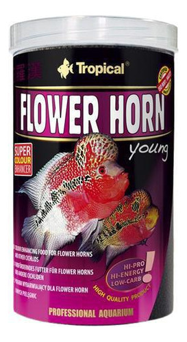 Ração Tropical Flower Horn Pellet Young 380g