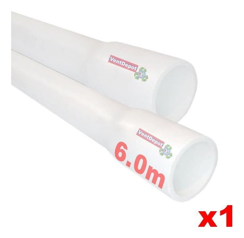 Tubo Hidráulico Pvc, Mxhtv-301, 1pz, 300mmø X 6m Largo, 10.3