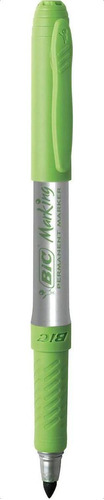 Pincel Marcador Permanente Marking 1.1mm Verde