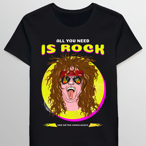 Remera All You Need Is Rock 375