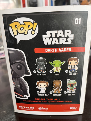 Funko Pop Star Wars 01 Darth Vader (Usado)