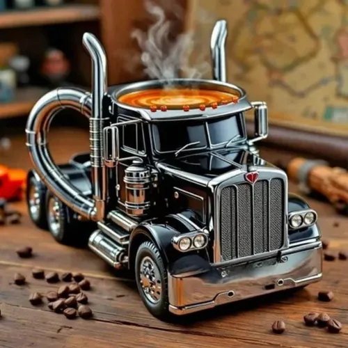 Taza De Café Para Camión Semirremolque