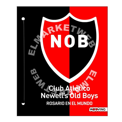 Carpeta Escolar Newell's Old Boys Nob N°3 - 2 Tapas 