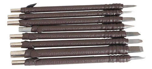 Juego De Cuchillos Con Cinceles Para Madera De 8 Piezas