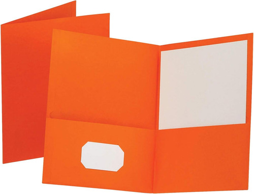 Set De Carpetas Oxford, Tamaño Carta, 25 Piezas, Naranja