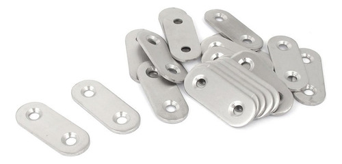 Placas De Fijación Rectas Con Soporte Plano De Acero Inoxida