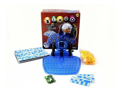 Bingo Loto Juego De Mesa 90 Numeros 48 Cartas Tm1 878 Ttm