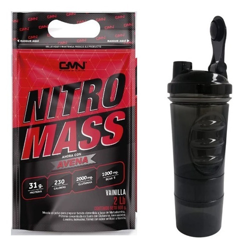 Nitro Mass 2 Libras Gmn 2lb 2 Lb Whey - L a $73865