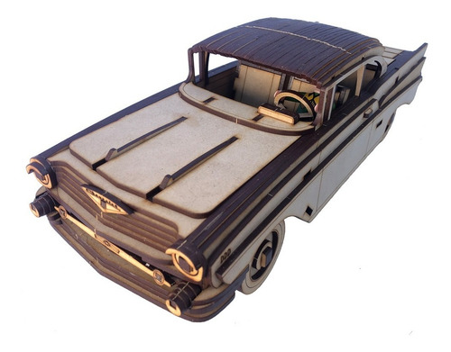 Imagen 1 de 9 de Rompecabezas 3d Auto Chevrolet Bel Air 1957 Maqueta