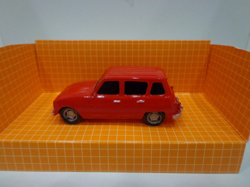 Renault 4 Color Rojo 1/43 Alucinante Replica