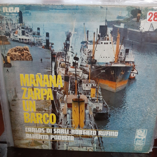 Vinilo Carlos Di Sarli Mañana Zarpa Un Barco Rufino Podes T2