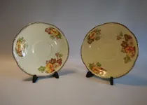 Comprar 2 Platos Antiguos Ingleses Woods  Ivory Ware
