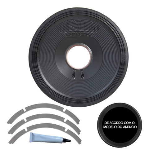 02 Kit Reparo Sl Compatível Com Eros Sds 800 E-815 15 4ohms