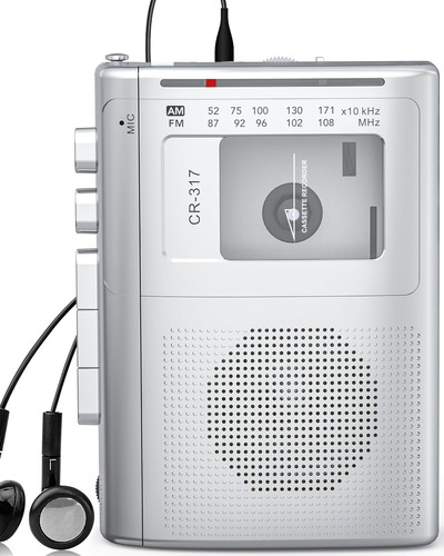 Walkman Cassette Player Recorder With Bluetooth Transmitter,