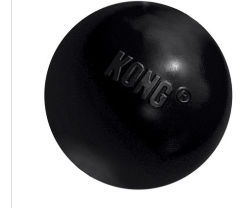 Kong Ball Juguete Pelota Ch Resistente Extreme Con Agujero Color Negro