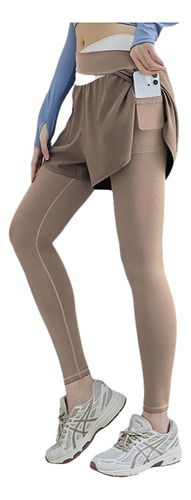 Pantalones De Yoga Elásticos De Cintura Alta Para Mujer