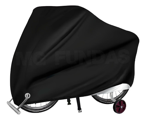 Funda Cubre Bicicleta Venzo R14 C/ Rueditas - 120 X 80 X 72