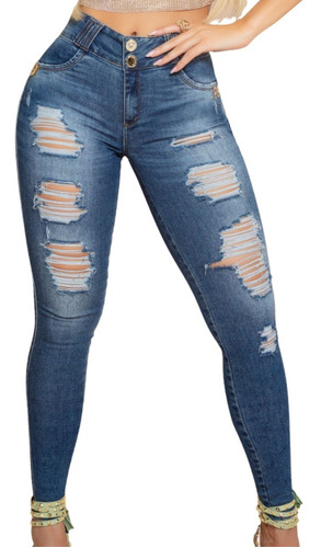 Calça Pitbull Pit Bull Jeans Feminina C/ Bojo Modela Bumbum