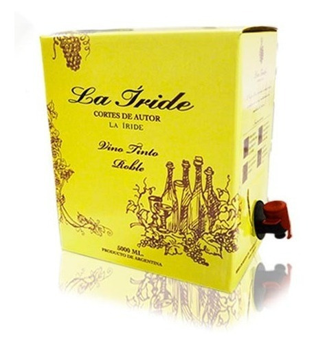 Bag In Box La Iride 5 Lts Cabernet-corte De Autor