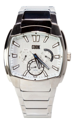 Reloj John L Cook Hombre Acero Multifunción 5722 Velvet