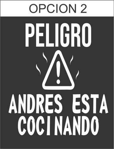 Delantal Dril Negro Personalizado