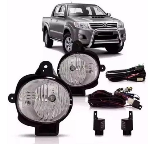 Kit Faro Auxiliar Toyota Hilux 2012 2013 2014 2015 Importado