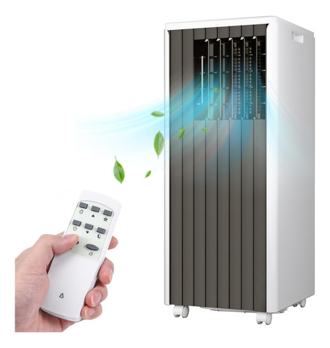 Aire Acondicionado Portátil 8000 Btu Con Deshumidificador Y Color