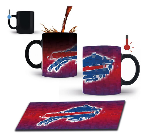 Taza Mágica 11 Oz Nfl Bills Buffalo Mod4