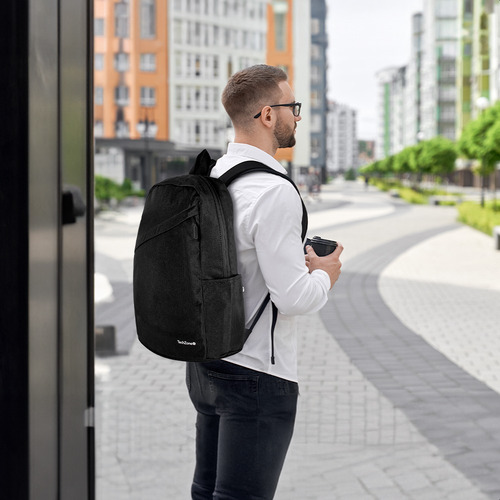 Backpack Techzone Portalaptop Gran Resistencia Classic Black