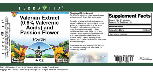 Terravita Extracto Valeriana Y Pasiflora 113g 2 Pack