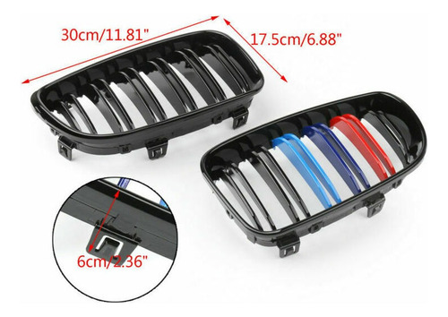 Rejilla Riñonera Parachoques Delantero P/bmw E81 E82 E87 E88