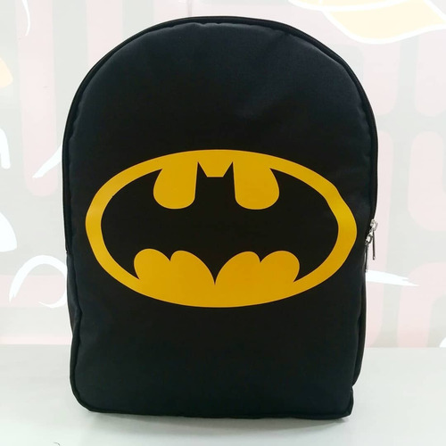 Morral Batman Clasico Generico Maleta Mochila Escolar 