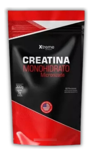 Creatina Monohidratada Pura 300gr Xtreme