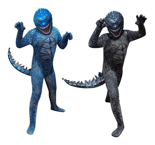 Disfraz Cos Para Godzilla De Halloween Para Niños