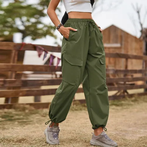 Pantalones con bolsillos grandes sale