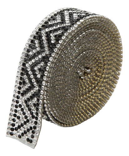 Corrente De Strass Diy Crafts Ribbon, 2 Jardas E 2 Cm De Lar
