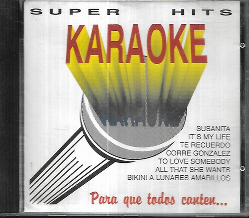 Karaoke Album Super Hits Secada Bon Jovi Sello Bmg Cd