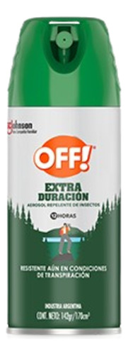 Repelente De Insectos Off Extra Duración 12hs