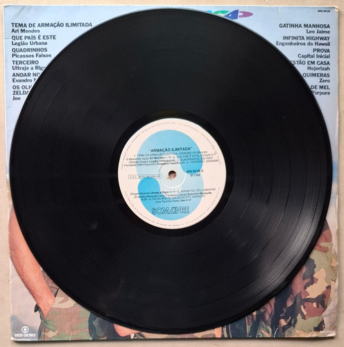 Lp Armação Ilimitada 1988 Engenheiros Legião Ultraje Vinil Estandar (Usado)