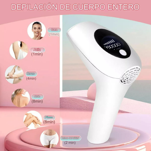 Depiladora Láser Ipl Luz Pulsada Reducción De Vello Hogar