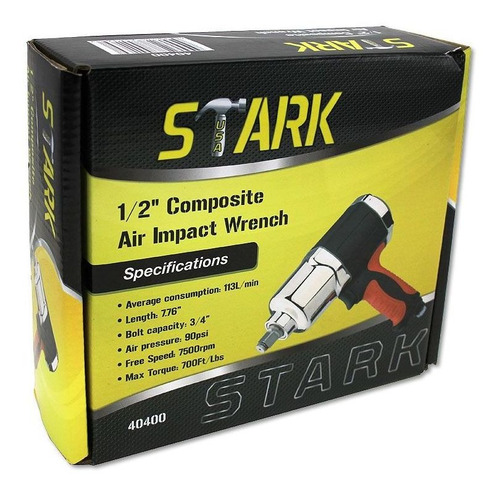 Imagen 2 de 6 de Llave De Impacto 1/2 Neumática 700ft/lb Stk40400