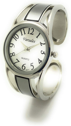 Reloj Mujer Varsales V4922 Cuarzo Pulso Plateado Just Watche