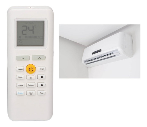 Control Aire Acondicionado Compatible Con Midea Btu