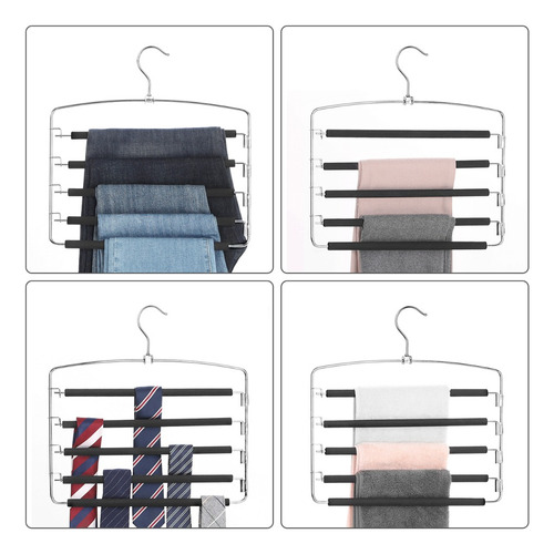 2pcsganchos Ropa Songmics Corbata Cinturonorganizador Colgar
