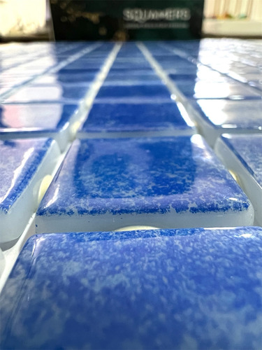 Mosaico Veneciano Azul Celeste Piscina Spa Fuente 2.03m² Celeste
