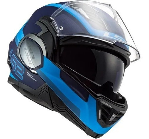 Casco Ls2 Valiant Ii Ff900 Orbit Matt Blue (m Mediano)