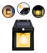 Comprar Arandela Solar Led Recarregável Para Ambientes Externos Estrutura Preto